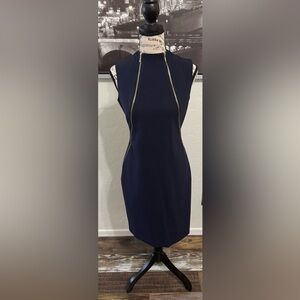 Calvin Klein Navy with Gold Zippers Size 2